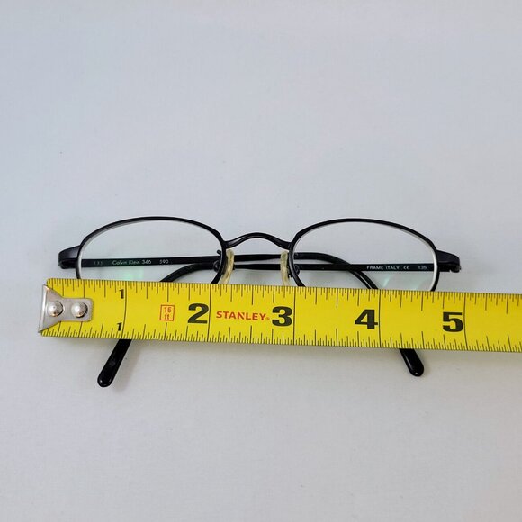 Calvin Klein Eyeglasses Frames CK 346 590 Metal Italy Case Used Read - Picture 8 of 10